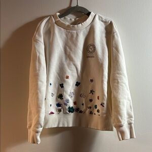 Puma White Sweatshirt with Textured Design